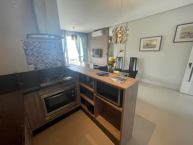 cód 22 - Apartamento frente mar deslumbrante