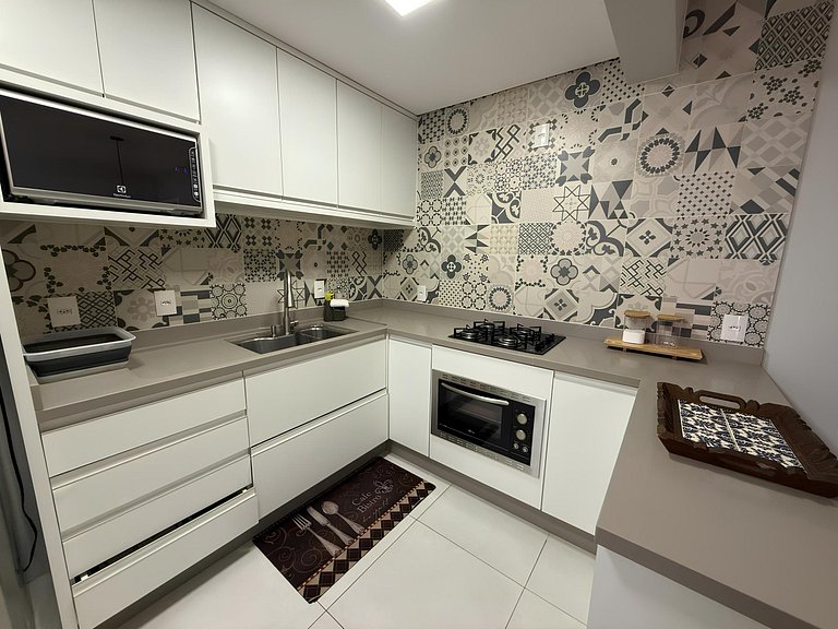 Cód 27 - Apartamento térreo com jacuzzi e área gourmet na Pr