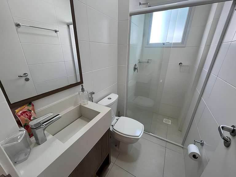 Cód 44 - Excelente apartamento á 280m do mar