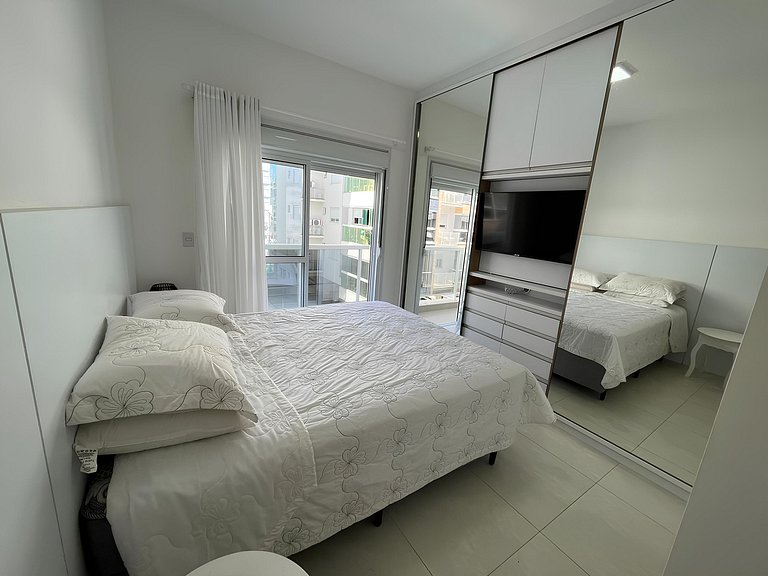 Cód 44 - Excelente apartamento á 280m do mar