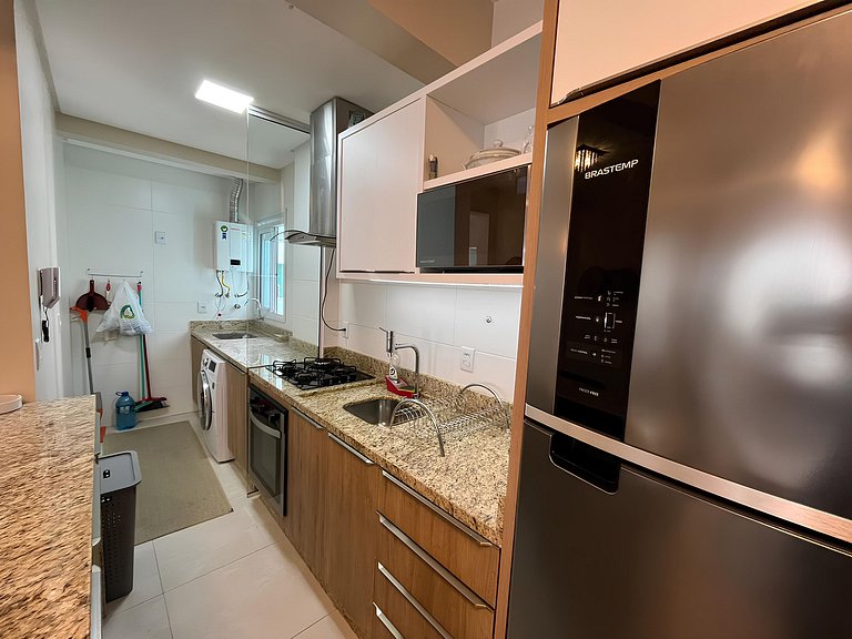 Cód 44 - Excelente apartamento á 280m do mar