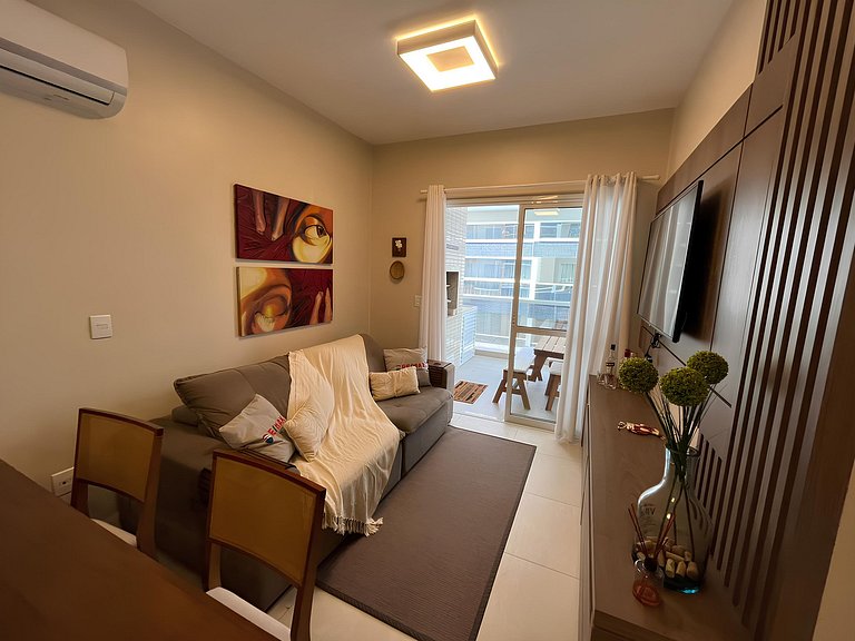 Cód 44 - Excelente apartamento á 280m do mar