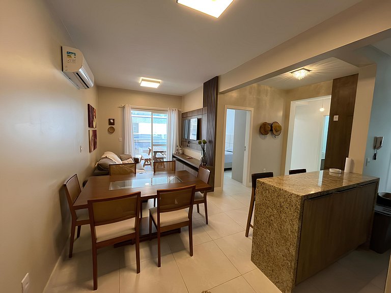 Cód 44 - Excelente apartamento á 280m do mar