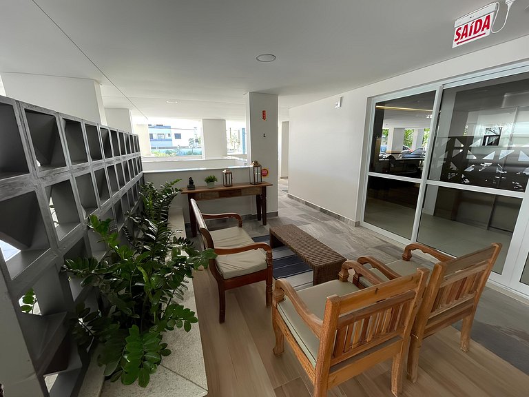 Cód 46 - Apartamento espetacular á 280m do mar