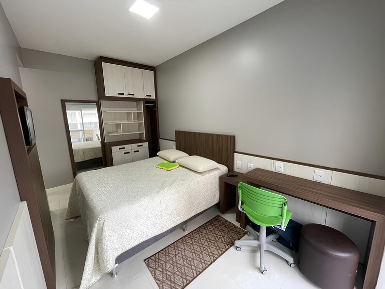 Cód 46 - Apartamento espetacular á 280m do mar