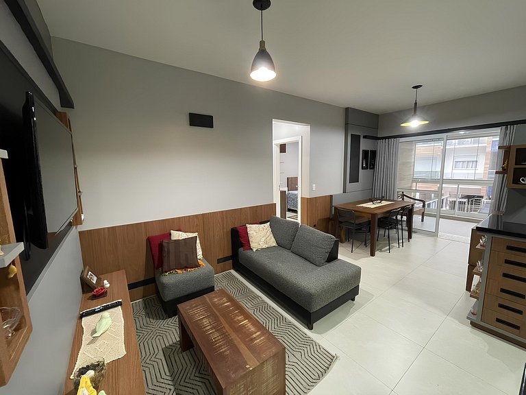 Cód 46 - Apartamento espetacular á 280m do mar