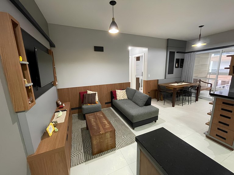 Cód 46 - Apartamento espetacular á 280m do mar