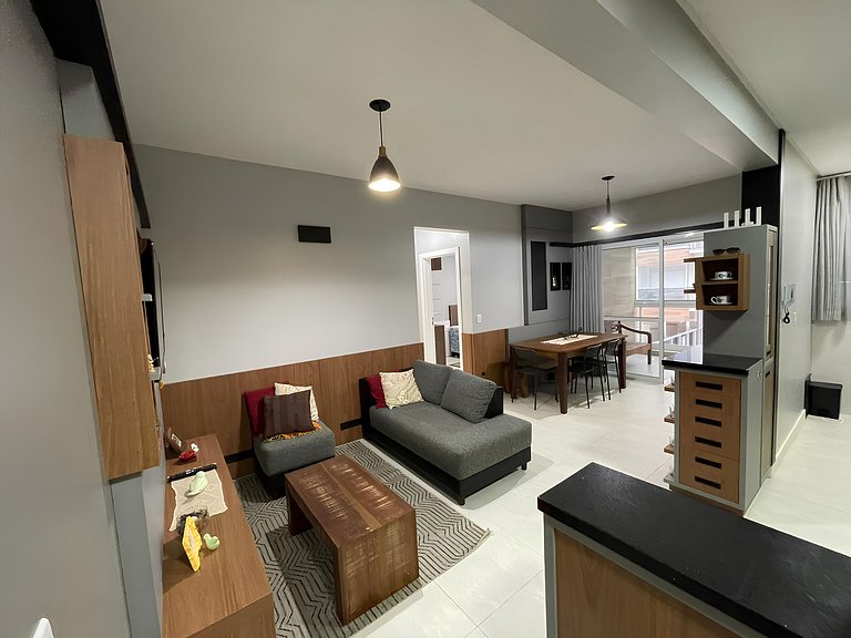 Cód 46 - Apartamento espetacular á 280m do mar