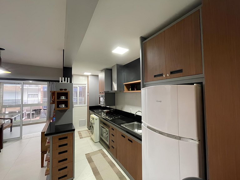 Cód 46 - Apartamento espetacular á 280m do mar
