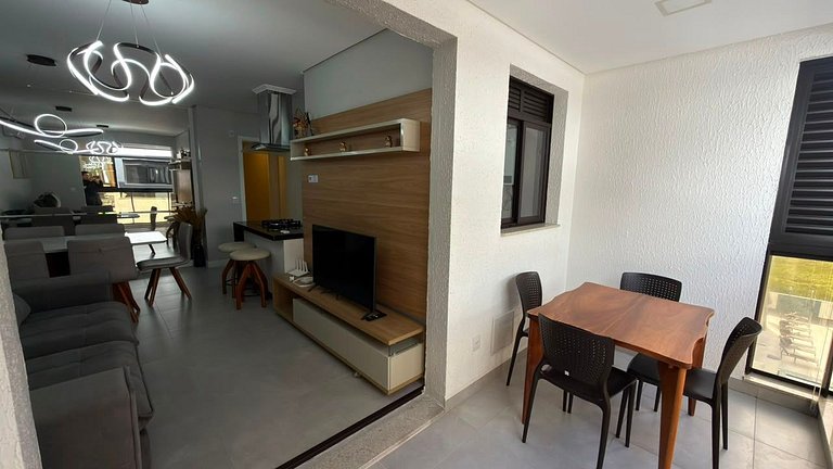 Cód 98 - Belissímo apartamento á 280m do mar