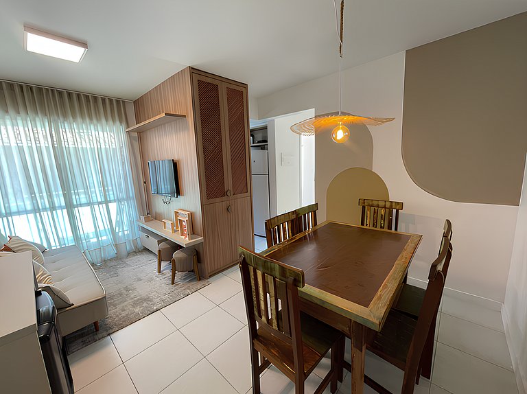 Cód 72 - Apartamento aconchegante á 80 m do mar