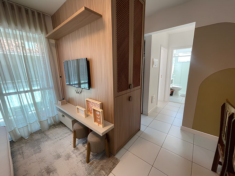 Cód 72 - Apartamento aconchegante á 80 m do mar