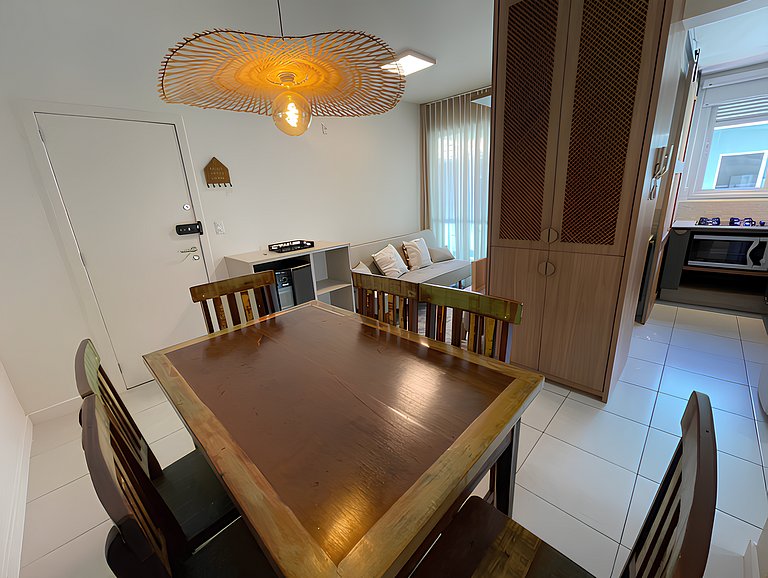 Cód 72 - Apartamento aconchegante á 80 m do mar