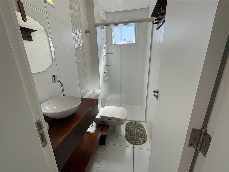 Cód 72 - Apartamento aconchegante á 80 m do mar
