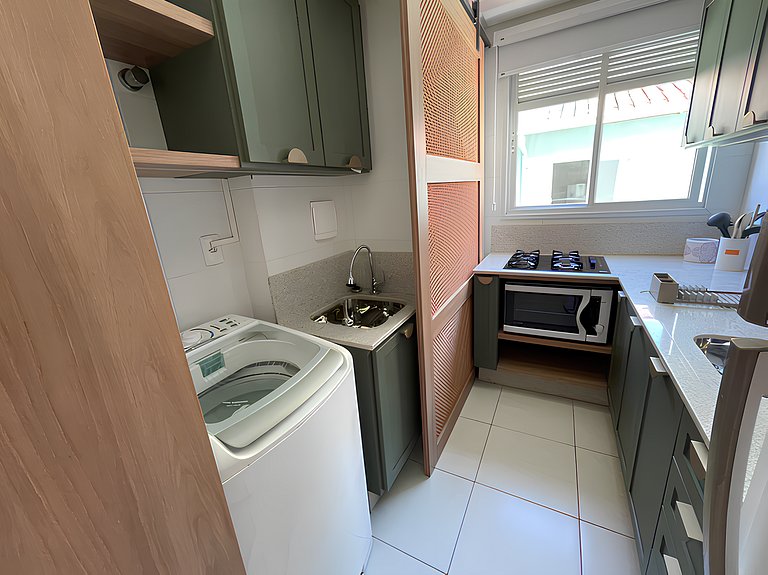 Cód 72 - Apartamento aconchegante á 80 m do mar