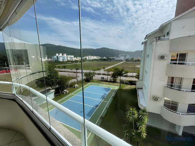 Cód 77 - Apto com 3 dorm e vista mar no Corsário