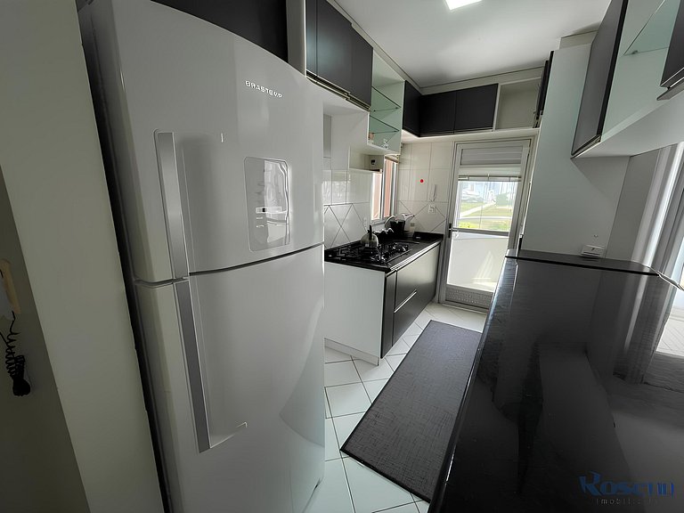 Cód 77 - Apto com 3 dorm e vista mar no Corsário