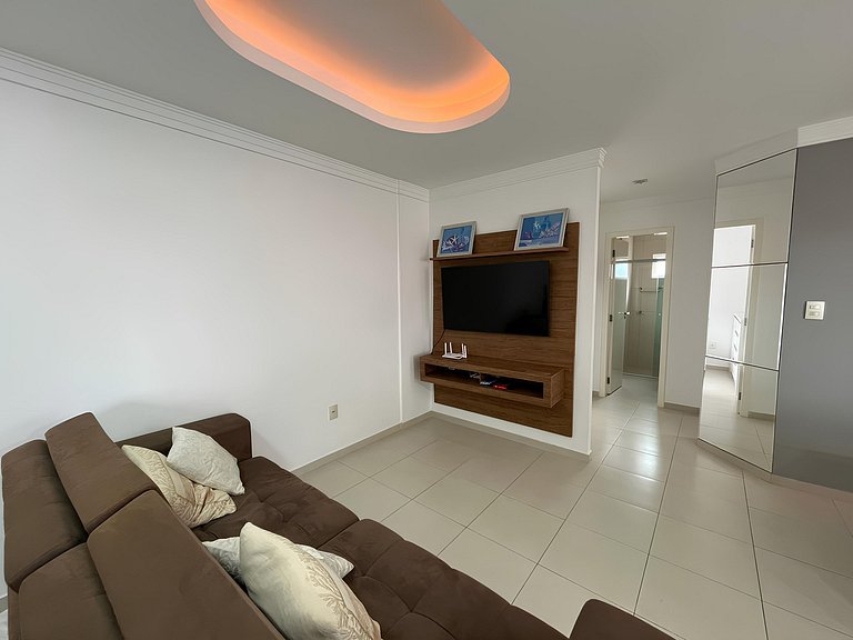 Cód 78 - Belo apartamento à 80m do mar