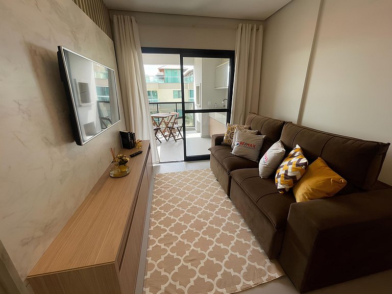 Cód 82 - Apartamento á 280m do mar