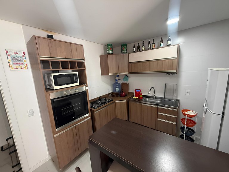 cód 88- Apartamento aconchegante á 100m do mar