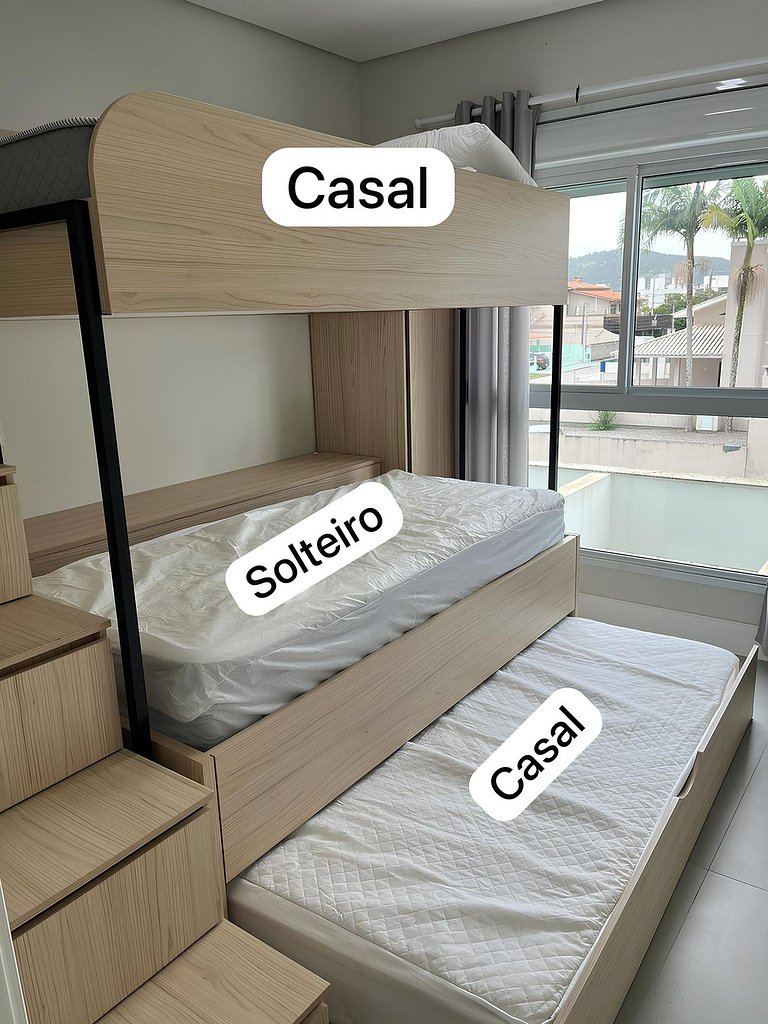 cód 99 - Excelente apartamento 100 metros da praia