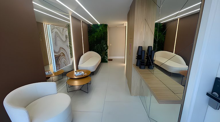 Cód 161 - Apartamento com Spa privativa a 100m do mar