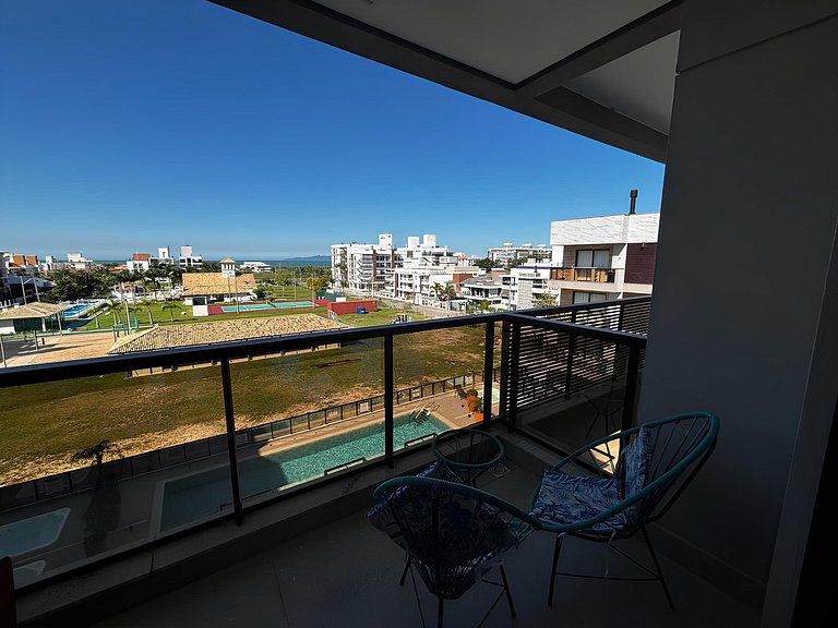 Cód 100 - Apartamento de 1suíte com spa e piscina